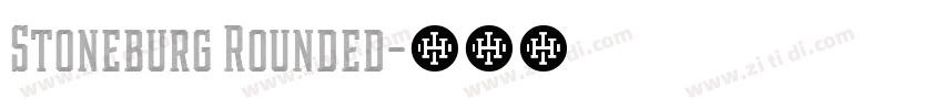 Stoneburg Rounded字体转换